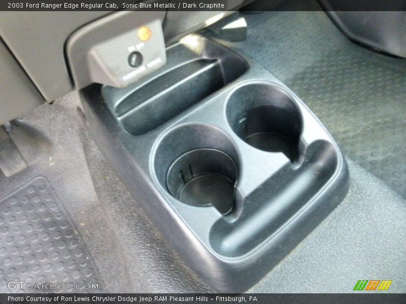 Sonic Blue Metallic / Dark Graphite 2003 Ford Ranger Edge Regular Cab