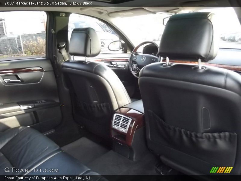 Black / Black 2007 Mercedes-Benz S 550 Sedan