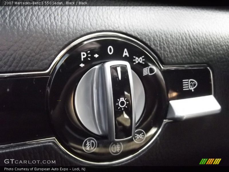 Black / Black 2007 Mercedes-Benz S 550 Sedan