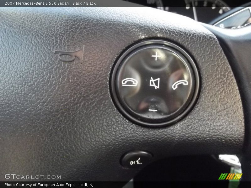 Black / Black 2007 Mercedes-Benz S 550 Sedan