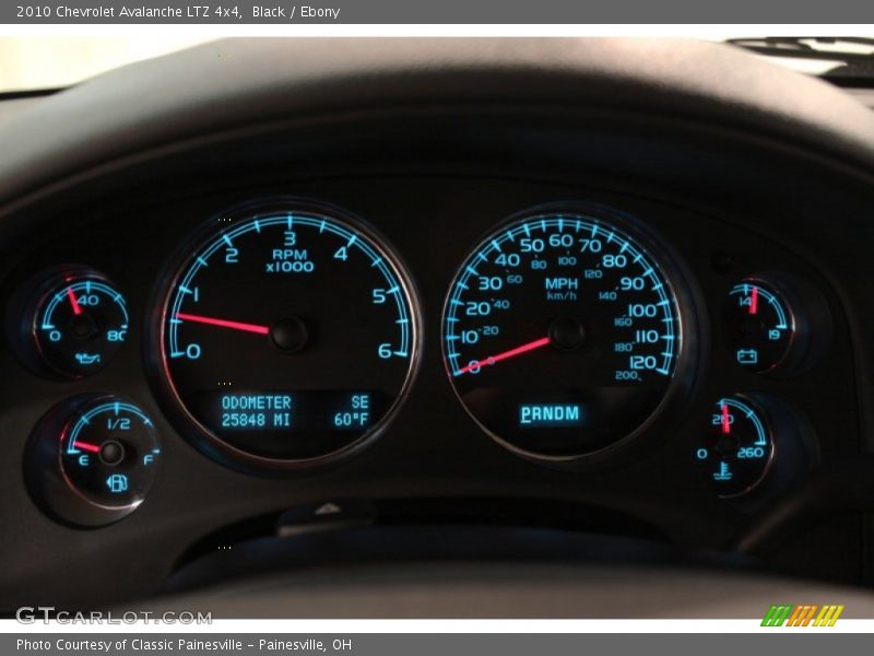  2010 Avalanche LTZ 4x4 LTZ 4x4 Gauges