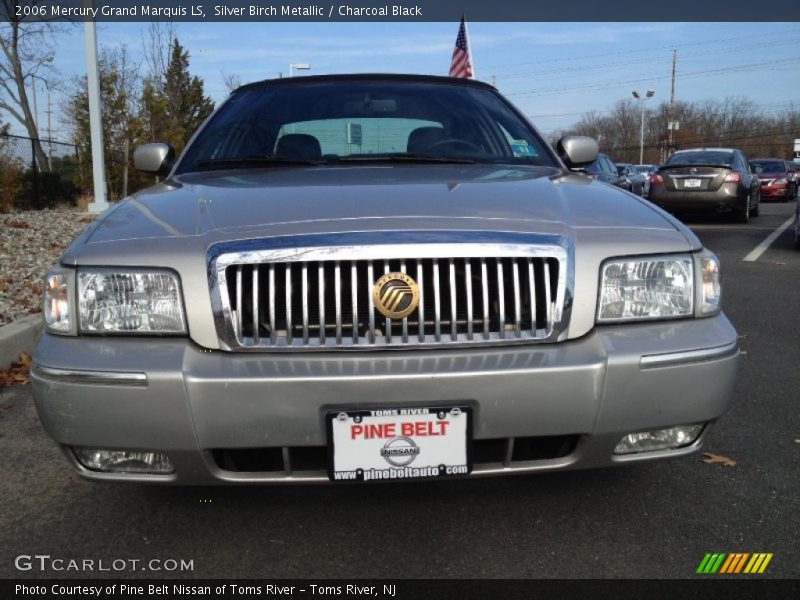 Silver Birch Metallic / Charcoal Black 2006 Mercury Grand Marquis LS