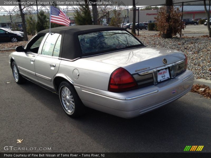 Silver Birch Metallic / Charcoal Black 2006 Mercury Grand Marquis LS