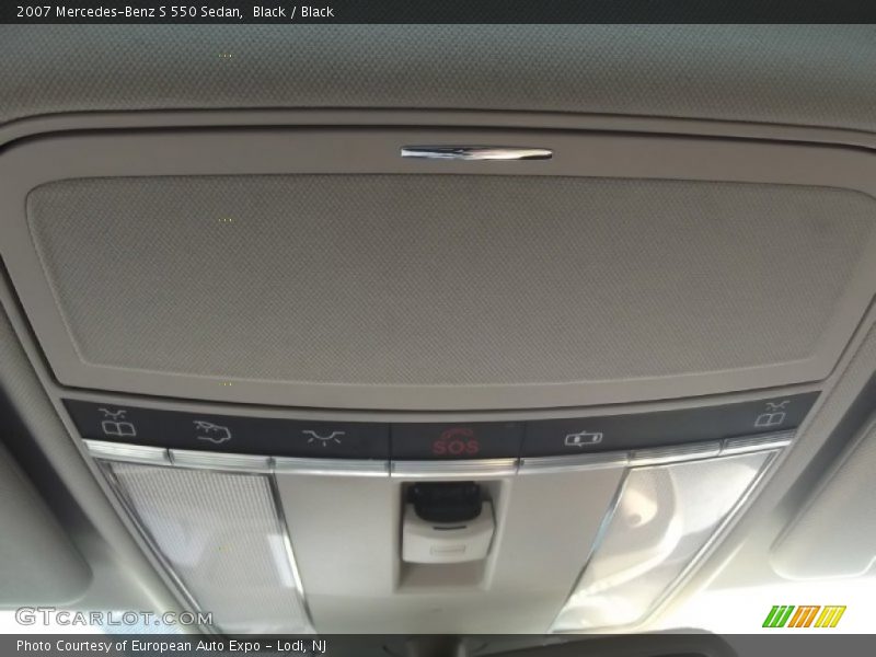 Black / Black 2007 Mercedes-Benz S 550 Sedan