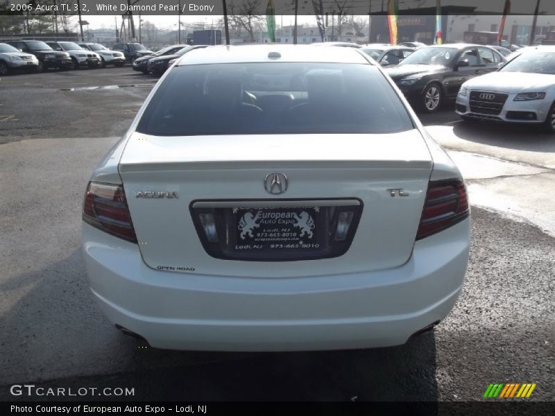 White Diamond Pearl / Ebony 2006 Acura TL 3.2