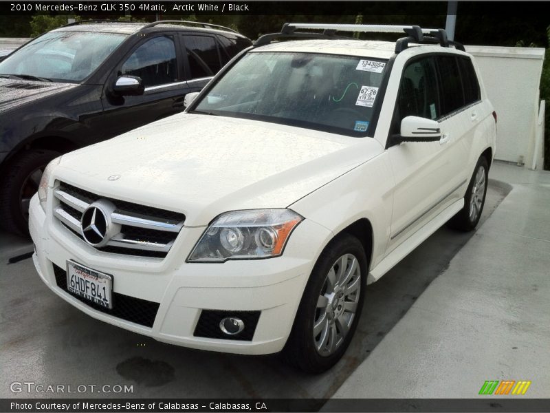 Arctic White / Black 2010 Mercedes-Benz GLK 350 4Matic