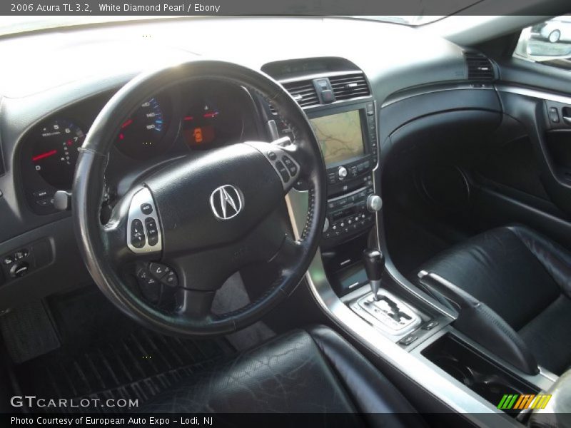 White Diamond Pearl / Ebony 2006 Acura TL 3.2