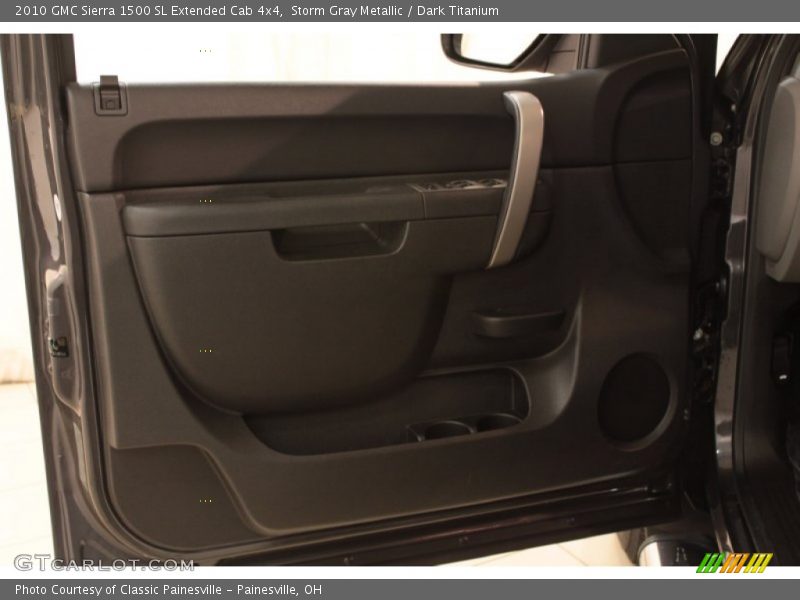 Storm Gray Metallic / Dark Titanium 2010 GMC Sierra 1500 SL Extended Cab 4x4