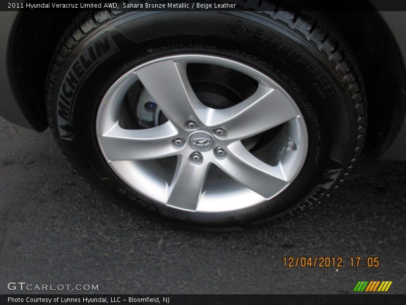 Sahara Bronze Metallic / Beige Leather 2011 Hyundai Veracruz Limited AWD