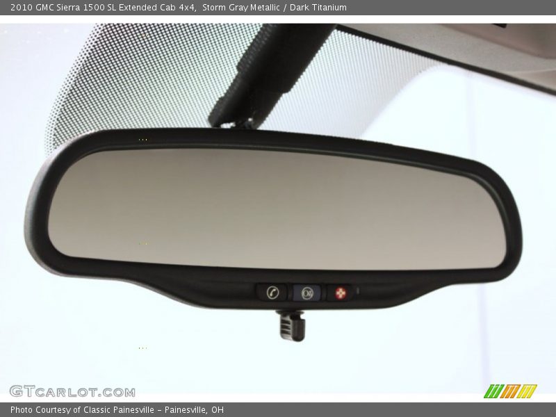 Storm Gray Metallic / Dark Titanium 2010 GMC Sierra 1500 SL Extended Cab 4x4