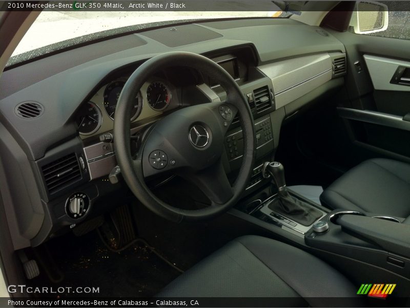 Arctic White / Black 2010 Mercedes-Benz GLK 350 4Matic