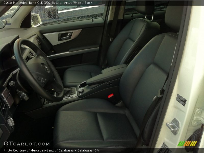Arctic White / Black 2010 Mercedes-Benz GLK 350 4Matic