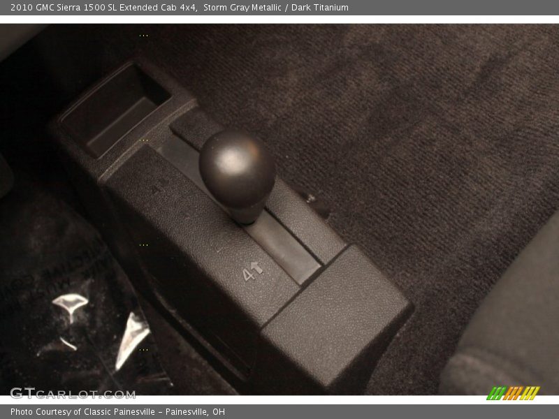 Storm Gray Metallic / Dark Titanium 2010 GMC Sierra 1500 SL Extended Cab 4x4