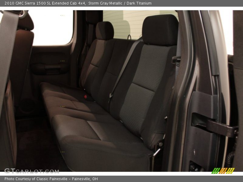 Storm Gray Metallic / Dark Titanium 2010 GMC Sierra 1500 SL Extended Cab 4x4