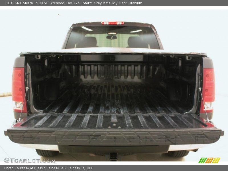 Storm Gray Metallic / Dark Titanium 2010 GMC Sierra 1500 SL Extended Cab 4x4