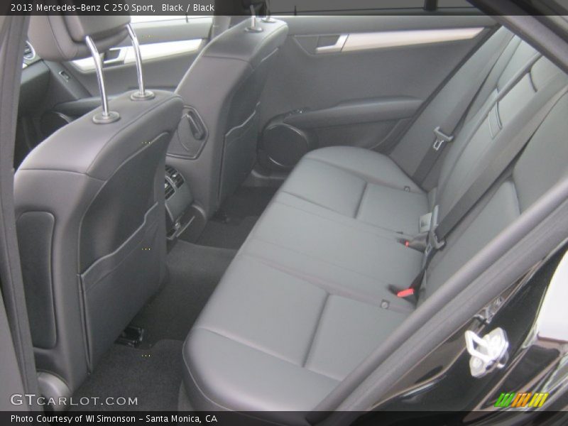 Black / Black 2013 Mercedes-Benz C 250 Sport