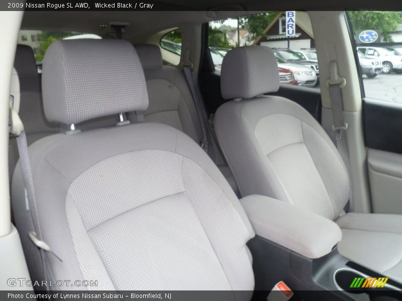 Wicked Black / Gray 2009 Nissan Rogue SL AWD