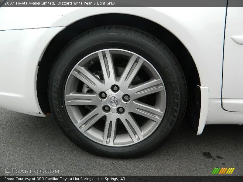 Blizzard White Pearl / Light Gray 2007 Toyota Avalon Limited