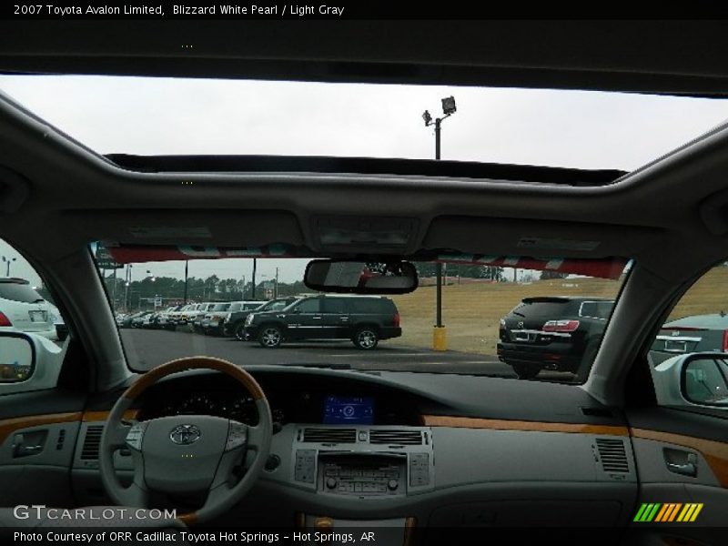 Blizzard White Pearl / Light Gray 2007 Toyota Avalon Limited