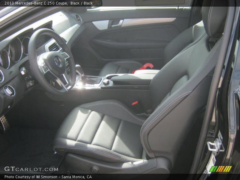 Black / Black 2013 Mercedes-Benz C 250 Coupe