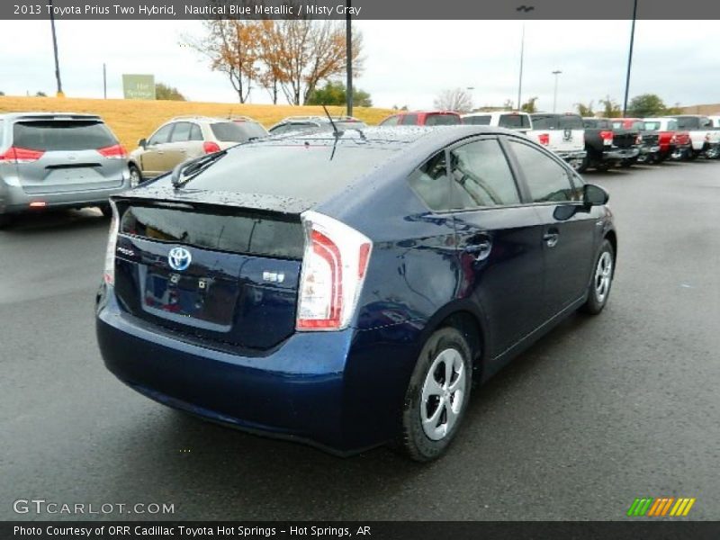 Nautical Blue Metallic / Misty Gray 2013 Toyota Prius Two Hybrid