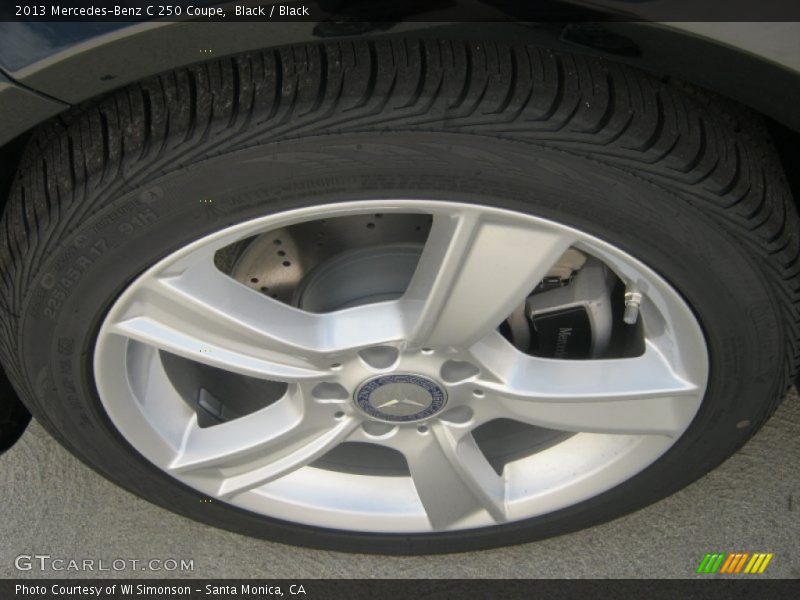 Black / Black 2013 Mercedes-Benz C 250 Coupe