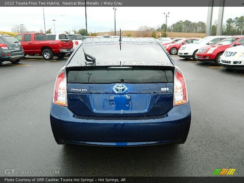 Nautical Blue Metallic / Misty Gray 2013 Toyota Prius Two Hybrid