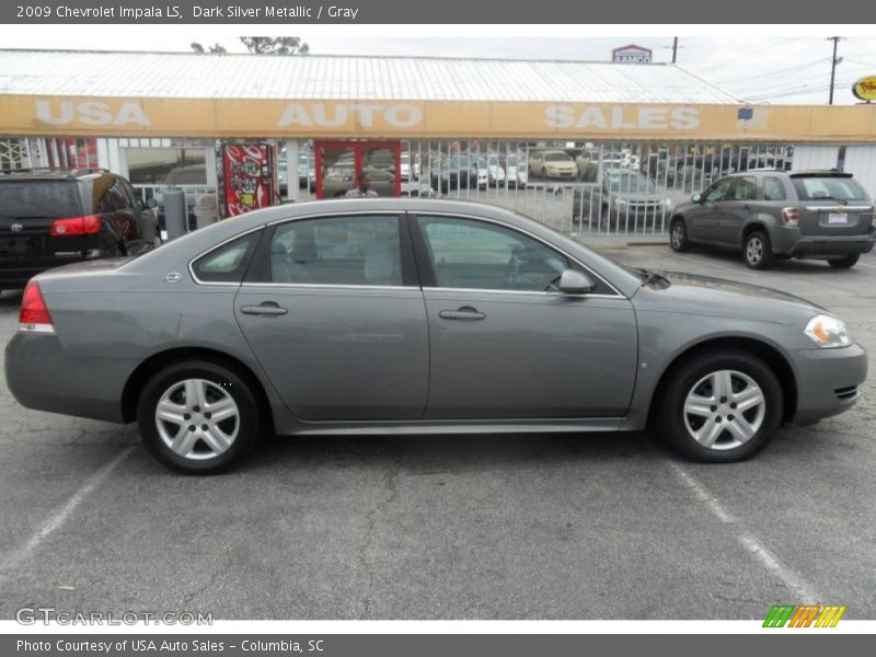 Dark Silver Metallic / Gray 2009 Chevrolet Impala LS