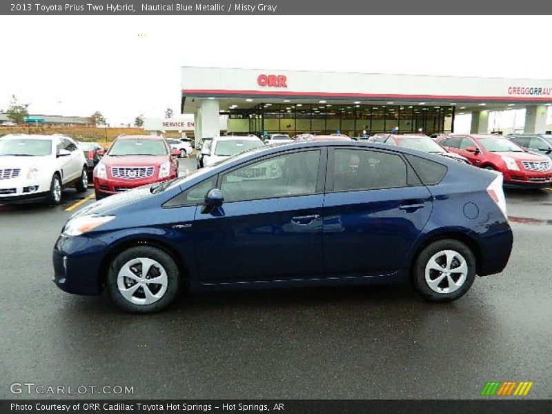 Nautical Blue Metallic / Misty Gray 2013 Toyota Prius Two Hybrid