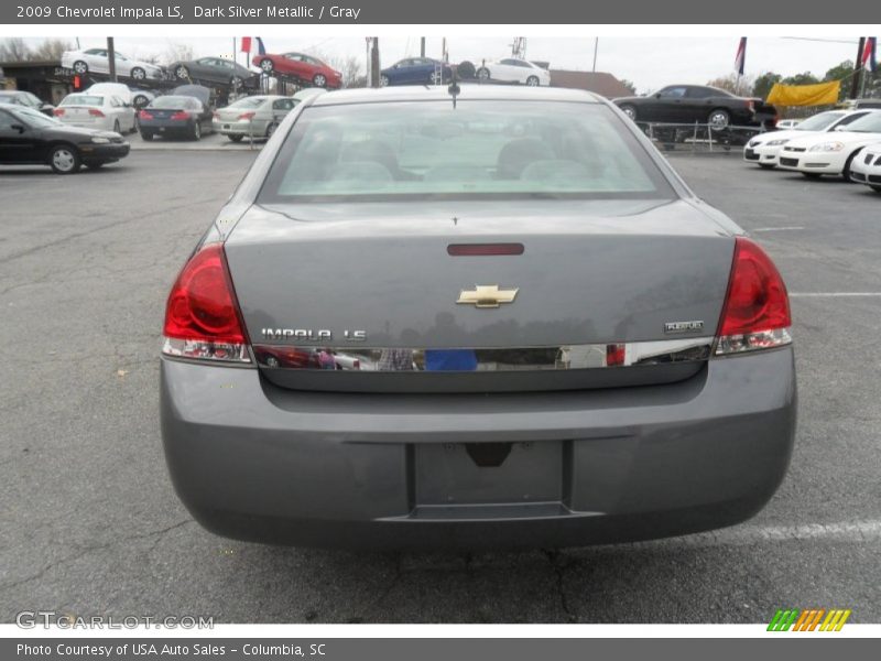 Dark Silver Metallic / Gray 2009 Chevrolet Impala LS