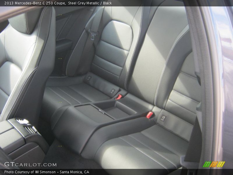 Steel Grey Metallic / Black 2013 Mercedes-Benz C 250 Coupe
