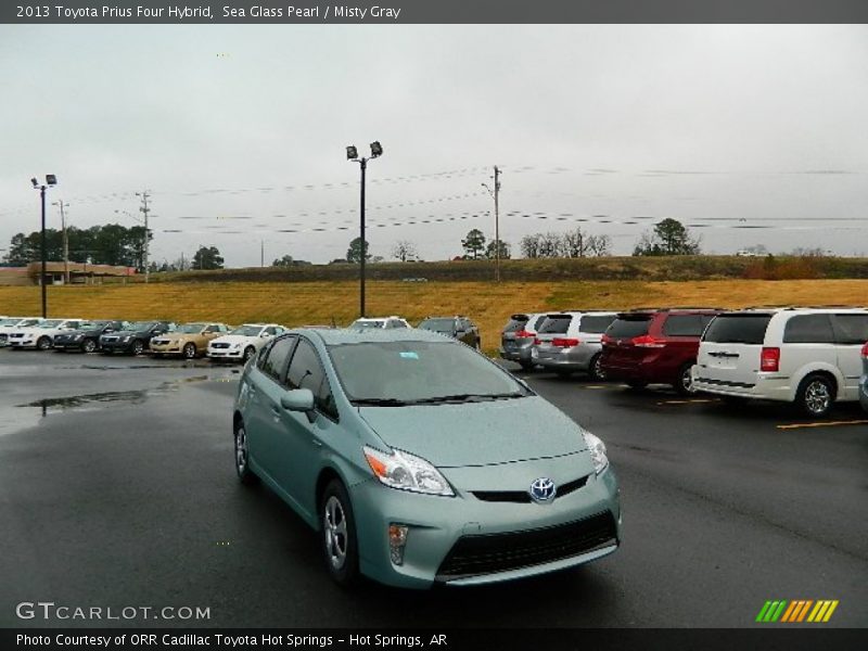 Sea Glass Pearl / Misty Gray 2013 Toyota Prius Four Hybrid