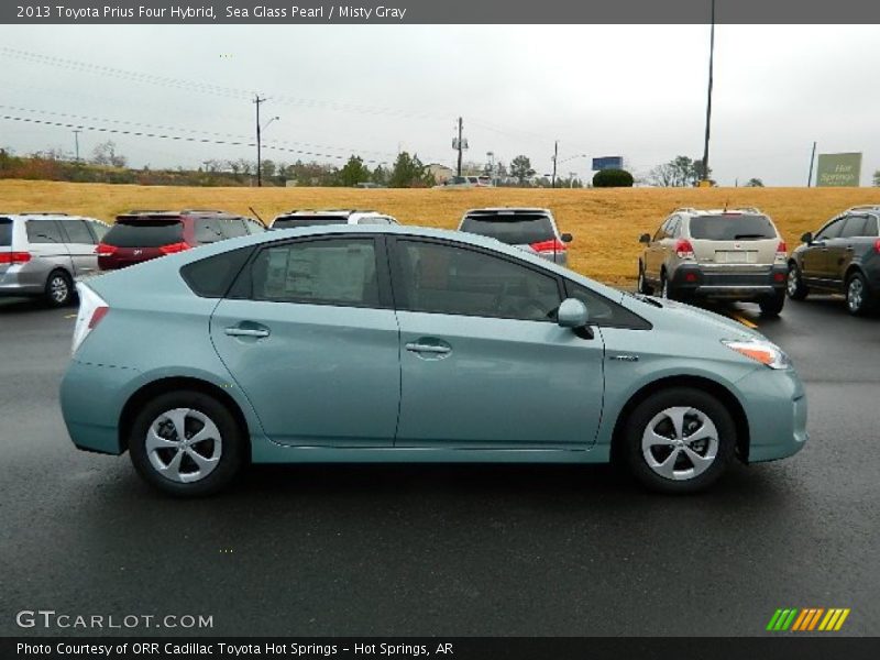 Sea Glass Pearl / Misty Gray 2013 Toyota Prius Four Hybrid
