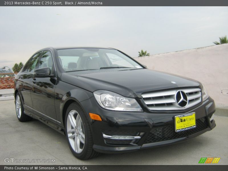 Black / Almond/Mocha 2013 Mercedes-Benz C 250 Sport