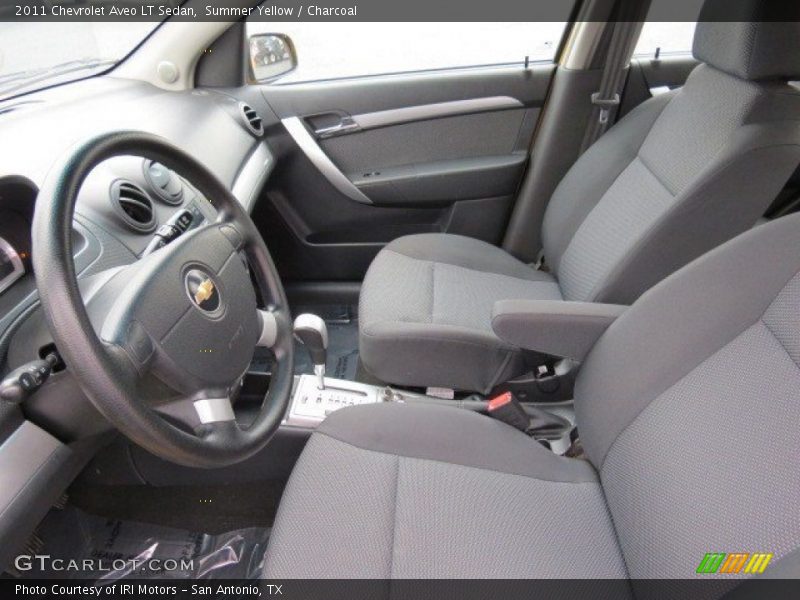  2011 Aveo LT Sedan Charcoal Interior