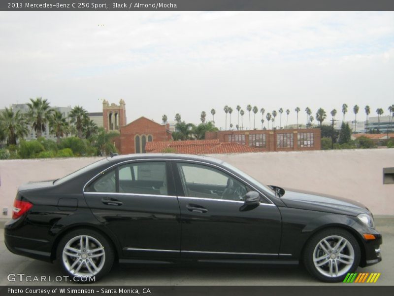 Black / Almond/Mocha 2013 Mercedes-Benz C 250 Sport