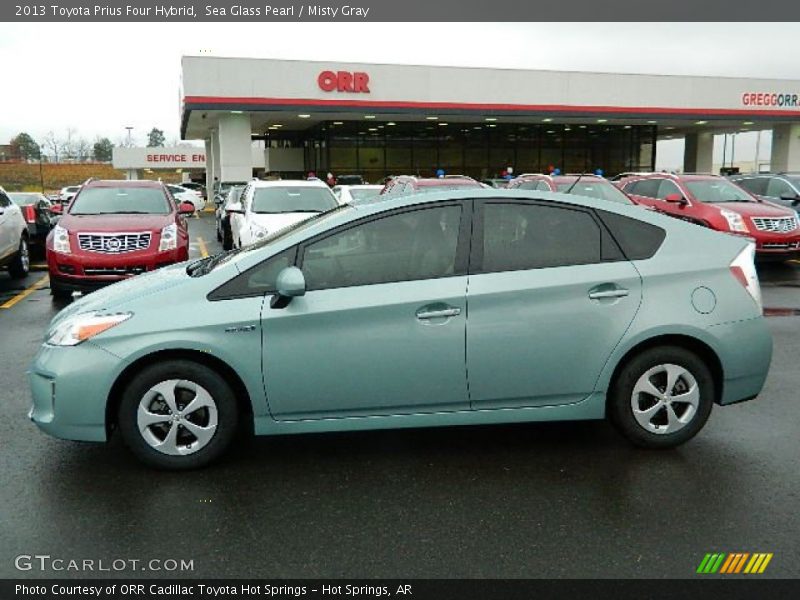 Sea Glass Pearl / Misty Gray 2013 Toyota Prius Four Hybrid