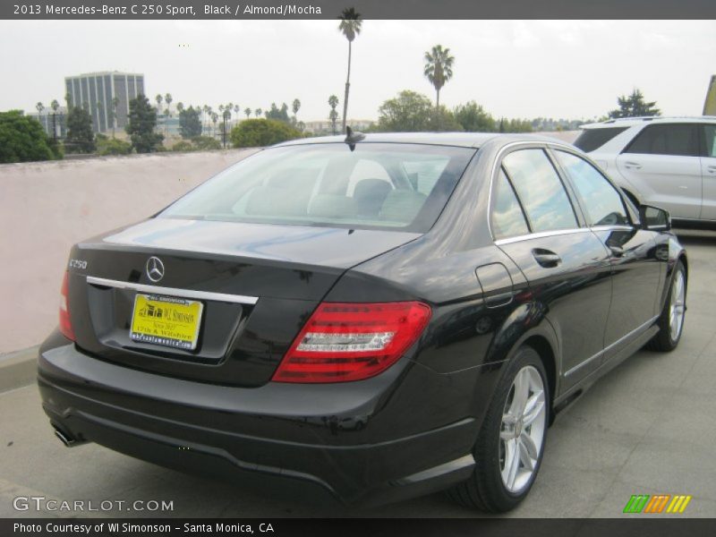 Black / Almond/Mocha 2013 Mercedes-Benz C 250 Sport