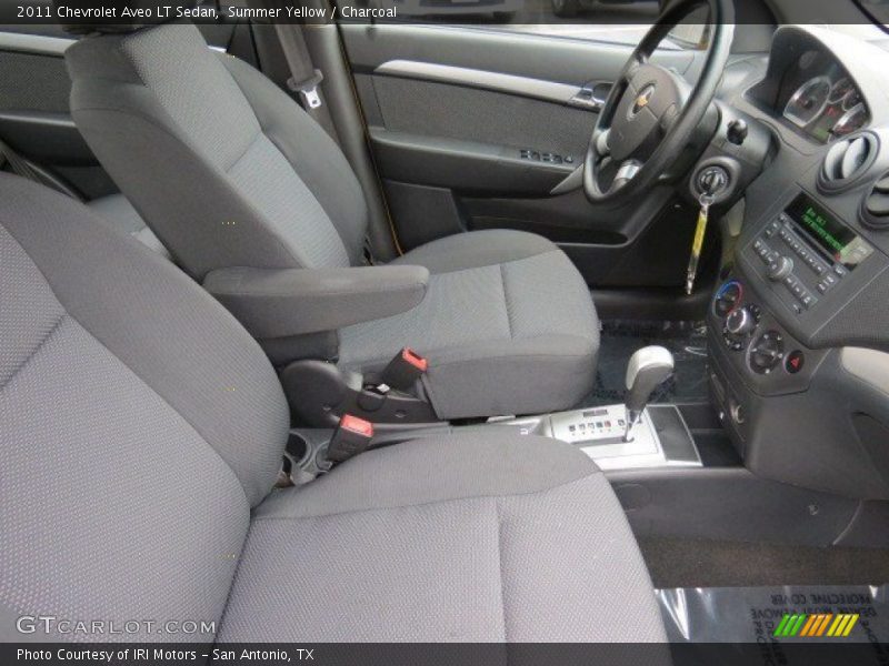 Summer Yellow / Charcoal 2011 Chevrolet Aveo LT Sedan
