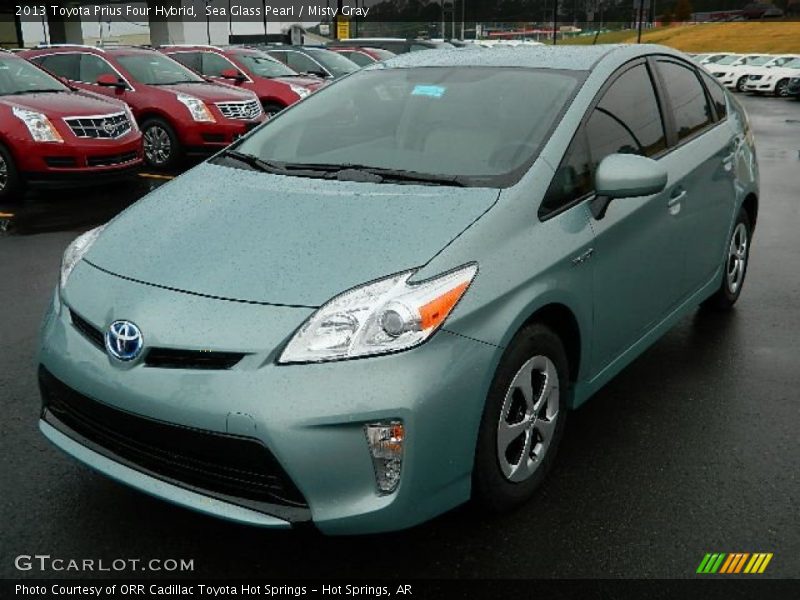 Sea Glass Pearl / Misty Gray 2013 Toyota Prius Four Hybrid