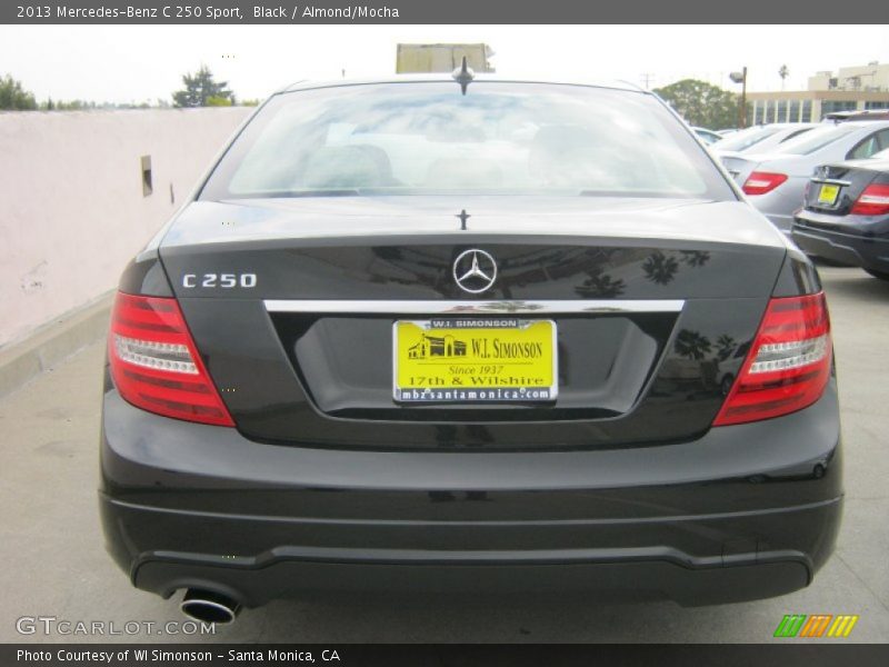 Black / Almond/Mocha 2013 Mercedes-Benz C 250 Sport