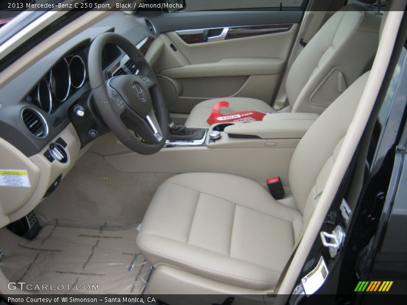 Black / Almond/Mocha 2013 Mercedes-Benz C 250 Sport