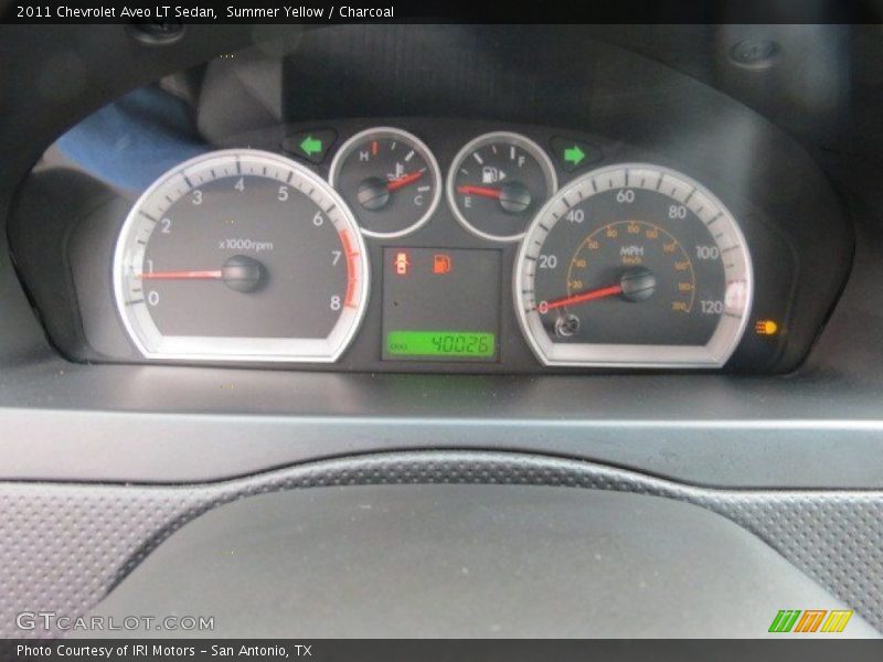  2011 Aveo LT Sedan LT Sedan Gauges