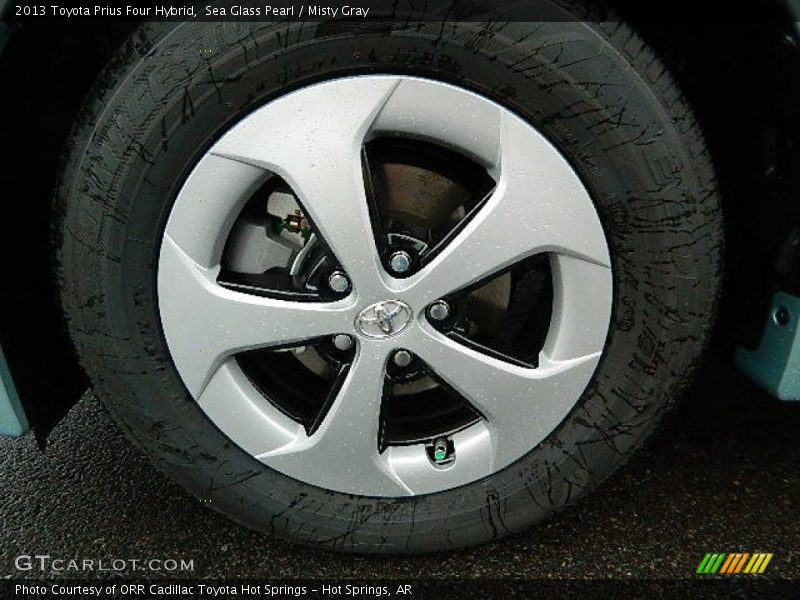Sea Glass Pearl / Misty Gray 2013 Toyota Prius Four Hybrid