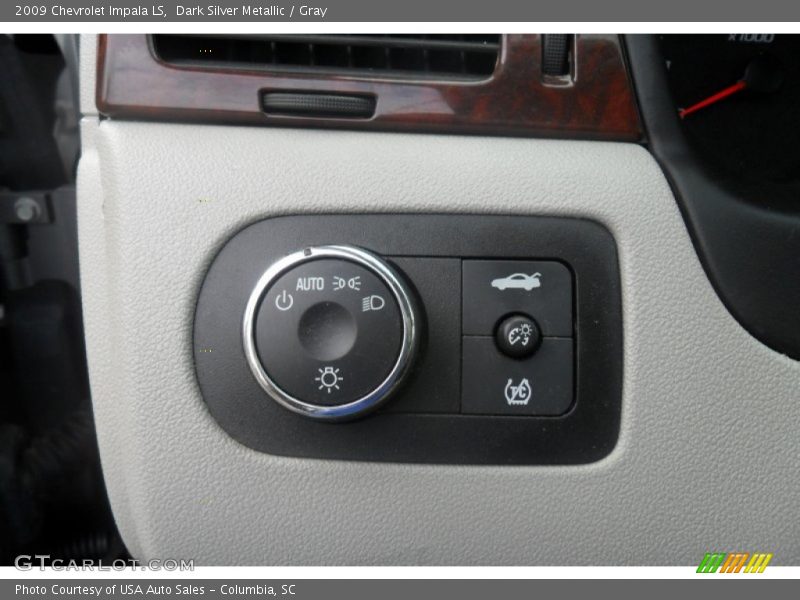 Dark Silver Metallic / Gray 2009 Chevrolet Impala LS