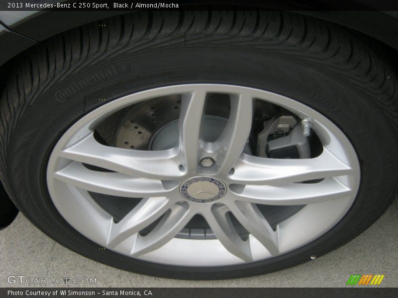 Black / Almond/Mocha 2013 Mercedes-Benz C 250 Sport