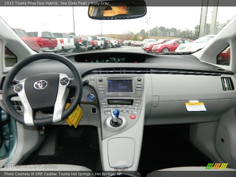 Sea Glass Pearl / Misty Gray 2013 Toyota Prius Four Hybrid