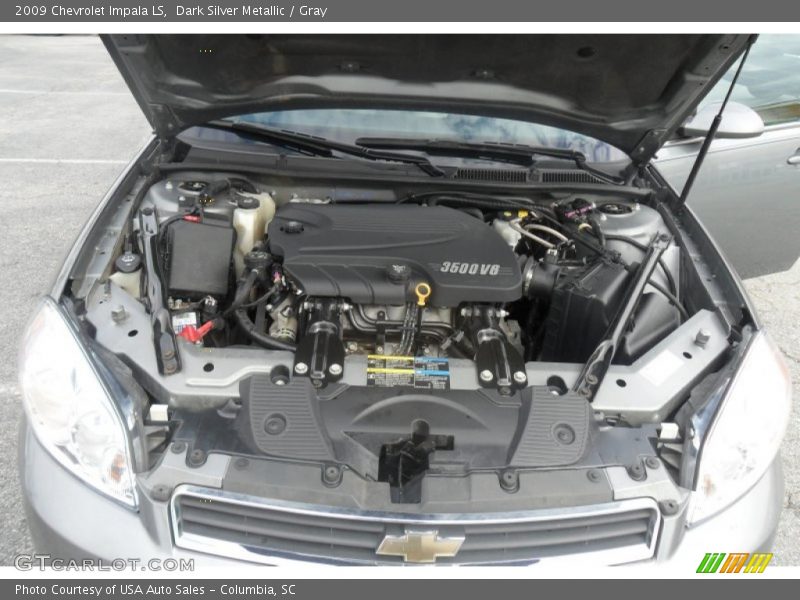 Dark Silver Metallic / Gray 2009 Chevrolet Impala LS