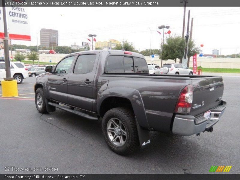 Magnetic Gray Mica / Graphite 2012 Toyota Tacoma V6 Texas Edition Double Cab 4x4