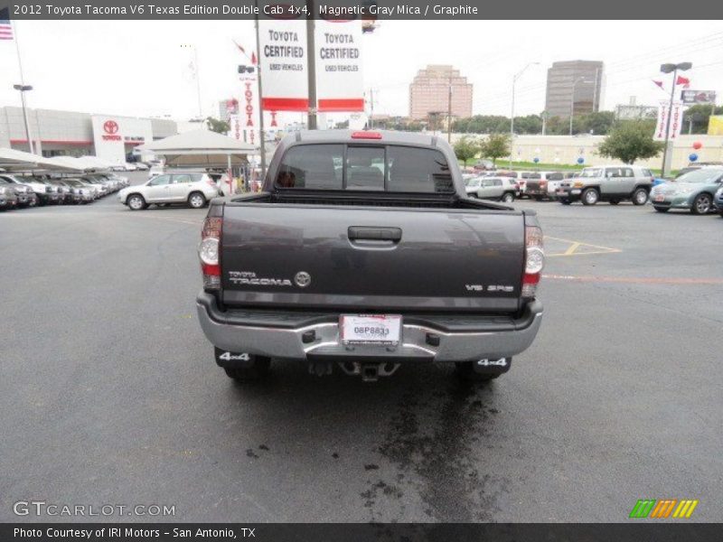Magnetic Gray Mica / Graphite 2012 Toyota Tacoma V6 Texas Edition Double Cab 4x4
